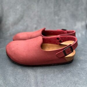 Birkenstock Red Mules